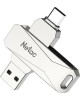 NETAC Флешка USB U782C 256ГБ, USB3.0, серебристый [nt03u782c-256g-30pn]
