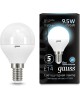 GAUSS Упаковка ламп LED E14, шар, 9.5Вт, 10 шт. [105101210]