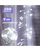 Электрогирлянды NEON-NIGHT (303-605) Гирлянда светодиодная Мишура LED 3 м белый