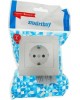Розетка SMARTBUY (SBE-01w-16-S1-Z) Венера, 1-местная, белый
