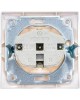 Розетка SMARTBUY (SBE-01w-16-S1-Z) Венера, 1-местная, белый