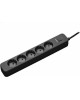 сетевой фильтр PERFEO (PF_C3966) POWER STREAM - 5 роз - 3,0 м - черный