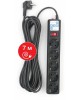 POWERCUBE Сетевой удлинитель SPG5-7M, 7м, черный