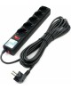 POWERCUBE Сетевой удлинитель SPG5-7M, 7м, черный