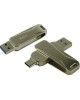 NETAC Флешка USB U782C 256ГБ, USB3.0, серебристый [nt03u782c-256g-30pn]