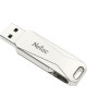 NETAC Флешка USB U782C 256ГБ, USB3.0, серебристый [nt03u782c-256g-30pn]