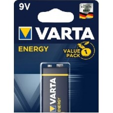 Элементы питания VARTA Крона 6LR61 BL1 ENERGY ALKALINE 9V (4122) (6122301401)