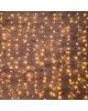 Ночник NEON-NIGHT (235-092) Дождь 3х2 м, прозрачный ПВХ, 240 LED, теплый белый, IP20, с контроллером, не соединяется