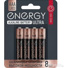 Батарейка алкалиновая ENERGY Батарейка алкалиновая Energy Ultra LR03/8B (АAА) 104979