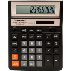 SILWERHOF Калькулятор SH-888X-12, 12-разрядный, черный