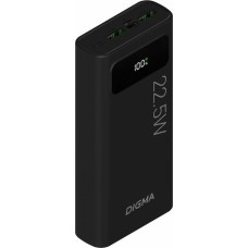 DIGMA Внешний аккумулятор (Power Bank) DGPF20A, 20000мAч, черный [dgpf20a22pbk]