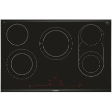 BOSCH Электрическая варочная панель Serie 8 PKM875DP1D, Hi-Light, независимая, черный