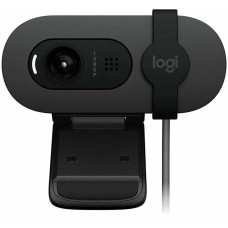 LOGITECH Камера Web HD Webcam Brio 105 графитовый 2Mpix (1920x1080) USB2.0 с микрофоном для ноутбука (960-001590)
