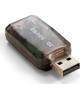 EXEGATE EX294787RUS Адаптер (внешняя звуковая карта) <EX-AU-01N> для подключения гарнитуры к USB порту