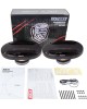 KICX Колонки автомобильные RX 693 300Вт 91дБ 4Ом 15x23см (6x9дюйм) (ком.:2кол.) коаксиальные трехполосные