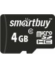 Карта памяти SMARTBUY (SB4GBSDCL10-01) MicroSDHC 4GB Class10 + адаптер