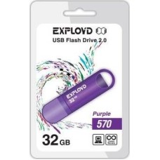 USB флэш-накопитель EXPLOYD 32GB-570-пурпурный [EX-32GB-570-Purple]
