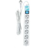 POWERCUBE Сетевой фильтр SPL(5+1)-16B-P-3М-WHITE, 3м, белый
