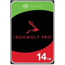 SEAGATE Жесткий диск Ironwolf Pro ST14000NT001, 14ТБ, HDD, SATA III, 3.5