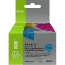 CACTUS Картридж CS-C8773, №177, желтый / CS-C8773