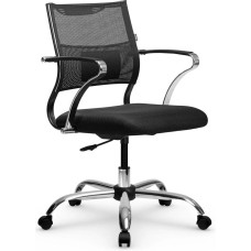 Кресло компьютерное МЕТТА Кресло Sit Air M4-290K - YP99+UMF(X1) /Km00/Wh00/K15cUMF(M01.B21.G20.W01), на колесиках, сетка, 1шт. в комплекте черный/черный [z509344821]