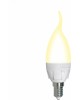 Лампочки светодиодные UNIEL (UL-00004299) LED-CW37 7W/3000K/E14/FR/DIM PLP01WH
