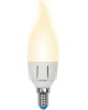 Лампочки светодиодные UNIEL (UL-00004299) LED-CW37 7W/3000K/E14/FR/DIM PLP01WH