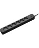 сетевой фильтр PERFEO (PF_C3972) POWER STREAM - 6 роз - 3,0 м - черный