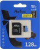 NETAC Micro SecureDigital 128GB microSDHC Class10 NT02P500STN-128G-R P500 + adapter