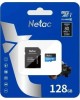 NETAC Micro SecureDigital 128GB microSDHC Class10 NT02P500STN-128G-R P500 + adapter