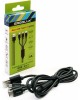 Кабель ERGOLUX (15099) ELX-CDC05-C02 3в1- Micro USB-Lightning-Type C, 3А, 1,2м, Черный