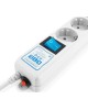 POWERCUBE Сетевой фильтр SPL(5+1)-16B-P-3М-WHITE, 3м, белый