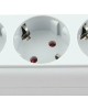 POWERCUBE Сетевой фильтр SPL(5+1)-16B-P-3М-WHITE, 3м, белый