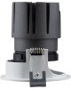 REXANT Светильник встраиваемый поворотный Horeca Dark Light с антиослепляющим эффектом 12 Вт 4000 К Ring LED WHITE