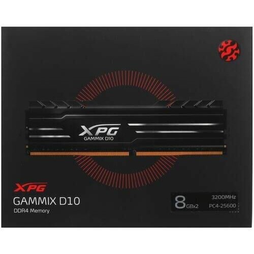 ADATA Модуль памяти DIMM DDR4-3200 16GB (8GBx2) AX4U32008G16A-DB10 A-DATA ADATA Модуль памяти DIMM DDR4-3200 16GB (8GBx2) AX4U32008G16A-DB10 A-DATA