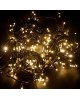 NEON-NIGHT Гирлянда светодиодная Нить 20м 200 LED ТЕПЛЫЙ БЕЛЫЙ черный каучук IP67 постоянное свечение 24В соединяется нужен транс-ор 531-100/531-311/531-312
