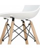 Стул BRABIX Стул Eames CF-010 белый, на ножках, 4шт в комплекте [532630]