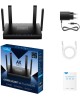 CUDY Wi-Fi роутер WR3000, AX3000, черный