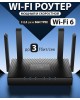 CUDY Wi-Fi роутер WR3000, AX3000, черный