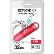 USB флэш-накопитель EXPLOYD 32GB 570 красный [EX-32GB-570-Red]