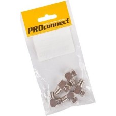 Переходник PROCONNECT (05-4203-4-9) ПЕРЕХОДНИК АНТЕННЫЙ, (ШТЕКЕР F - ГНЕЗДО F), УГЛОВОЙ, (5ШТ.) (ПАКЕТ)