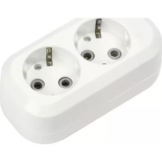 Колодка SMARTBUY (SBE-16-2-00-Z), 2 гнезда 16А/3,5кВт с/з