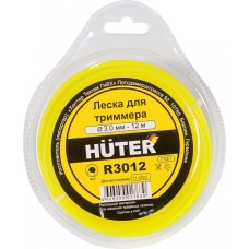 HUTER Леска для садовых триммеров R3012 d=3мм L=12м для GGT-1900S(T) (71/2/1)