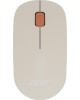 ACER Мышь беспроводная OMR200, радио, оптическая, USB, 1200dpi, бежевый и коричневый [zl.mceee.022]