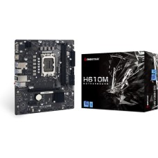 BIOSTAR Материнская плата H610MH D5 Soc-1700 Intel H610 2xDDR5 mATX AC`97 8ch(7.1) GbLAN RAID+VGA+HDMI