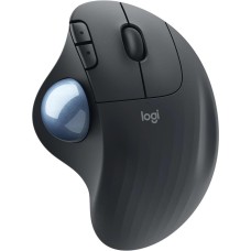 LOGITECH Трекбол Ergo M575 графитовый оптическая 2000dpi беспров. BT/Radio USB2.0 4but (910-005873)