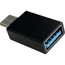 BURO Адаптер BU-USB2-AF-CM, USB A(f) - USB Type-C (m), черный