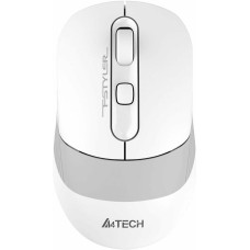 A4TECH Мышь беспроводная Fstyler FB10CS, Bluetooth/Радио, оптическая, USB, 2000dpi, белый и серый [fb10cs usb grayish white]