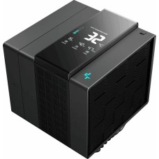 DEEPCOOL Устройство охлаждения(кулер) Assassin IV VC Vision Soc-AM5/AM4/1200/2066/1700/1851 черный 4-pin 22.6-29.3dB Al+Cu LCD 300W 1780gr Ret (R-ASN4-BKNVMD-G)