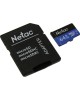 Карта памяти NETAC 64Gb MicroSD P500 + SD адаптер (NT02P500STN-064G-R)